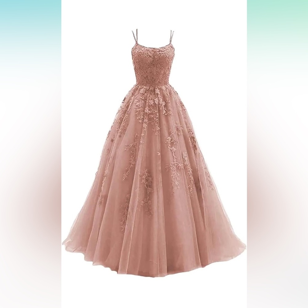 Beautiful pink gown.